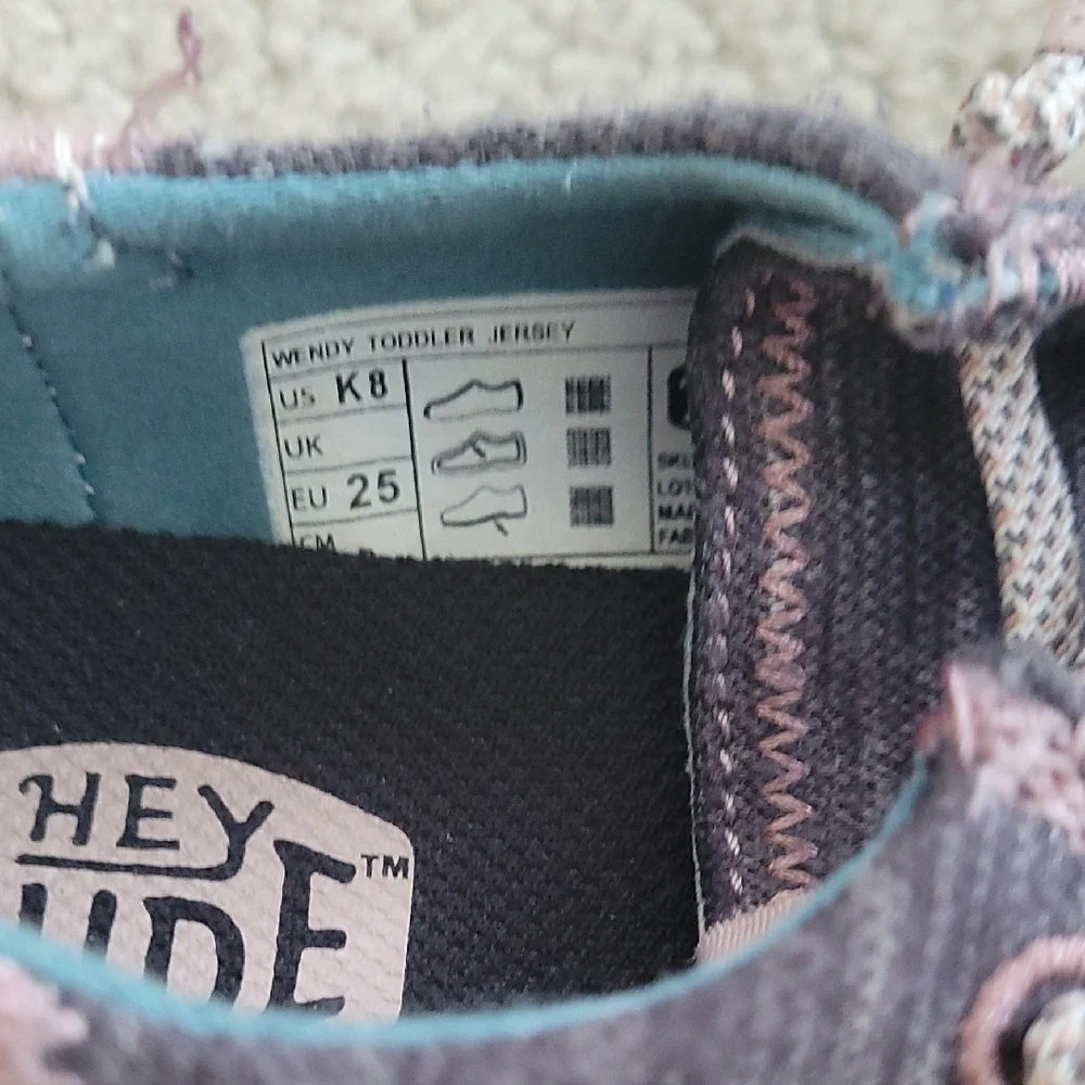 Hey Dude Kids Shoes - Gray and Pink